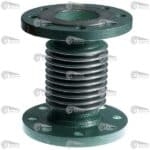 لرزه گیر فلزی آکاردئونی فلنج دار ساده ارتعاشات صنعتی ایران