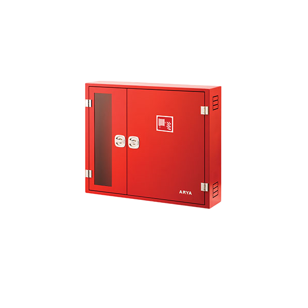 جعبه روکار دو کابین افقی آریا کوپلینگ رنگ قرمز آتش نشانی