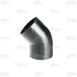 زانو 45 درجه پلی اتیلن جوشی (PE100,PN6) پلی ران توسط شرکت پلی ران تولید می شود. یکی از اتصالات جوش پلی اتیلن است. که برای انحراف دادن به سیال داخل لوله پلی اتیلن مورد استفاده قرار میگیرد.