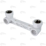 زانو بوشن فلزی زوج سفید آذین