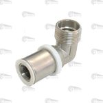 زانو 90 درجه روپیچ پرسی نیوپایپ جهت اتصالات آب سرد و گرم بهداشتی و سیستم های حرارتی و برودتی با زاویه ۹۰ درجه استفاده به منظور تغییر مسیر خطوط لوله و به کمک ابزار پرس انجام میشود. اتصالات پرسی نیوپایپ از آلیاژ برنج با آبکاری نیکل ساخته می شود تا از خوردگی، فرسایش و رسوب جلوگیری شود.