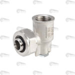 زانو دیواری کوپلی  نیوپایپ جهت اتصالات آب سرد و گرم بهداشتی و سیستم های حرارتی و برودتی به منظور تغییر مسیر خطوط لوله انجام میشود. اتصالات کوپلی نیوپایپ از آلیاژ برنج با آبکاری نیکل ساخته می شود