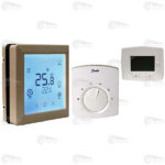 ترموستات اتاقی نیوپایپ نوعی ملزوماتی برای دستگاه تهویه مطبوع است که وظیفه کنترل دمای سیستم هوا را با نظارت بر دمای اتاق دارد. از نظر حمل و نقل، ترموستات های اتاقی به دو دسته ترموستات های مکانیکی اتاقی و ترموستات های اتاقی دیجیتال تقسیم می شوند(ترموستات لمسی 220 ولت و تک فصل مکانیکی 220 ولت تیوپی)