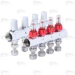 کلکتور ترموستاتیک رفت و برگشت فلومتر دار کوپلی نیوپایپ