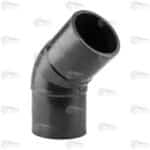 زانو 45 درجه پلی اتیلن جوشی PN10 پلی رود